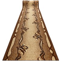 Rugsx - Läufer bcf krzyś braun 100 cm brown 100x600 cm von RUGSX