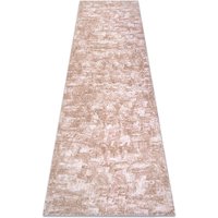 Läufer solid beige 30 beton beige 80x400 cm von RUGSX