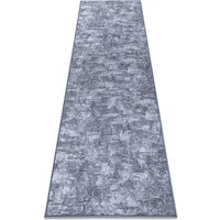 Rugsx - Läufer solid grau 90 beton grey 50x400 cm von RUGSX