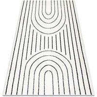 Rugsx - Modern Teppich mode 8494 geometrisch creme / schwarz beige 120x170 cm Rugsx - Modern Teppich mode 8494 geometrisch creme / schwarz beige 120x170 cm von RUGSX