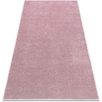 Rugsx - Teppich Teppichboden santa fe erröten rosa 60 eben, glatt, einfarbig pink 200x450 cm von RUGSX