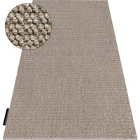 Rugsx - Teppich casablanca loop braun Schleife weich brown 400x400 cm von RUGSX