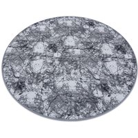 Rugsx - Teppich concrete Kreis Beton grau grey rund 100 cm von RUGSX