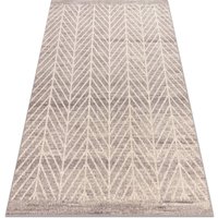 Rugsx - Teppichwolle angel 1188 / 52033 Fischgrät beige / grau beige 120x170 cm von RUGSX