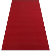 Teppich Antirutsch rumba 1974 einfarbig rotwein, rot red 60x100 cm von RUGSX