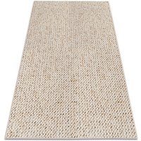 Teppich Teppichboden casablanca creme white 200x500 cm von RUGSX