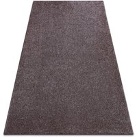 Teppich Teppichboden san miguel braun 41 eben, glatt, einfarbig brown 150x400 cm von RUGSX