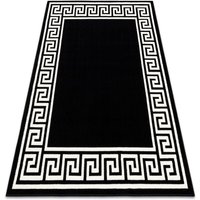 Rugsx - Teppich bcf Morad grek griechisch - schwarz black 300x400 cm von RUGSX