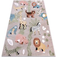 Teppich fun Africa für Kinder, Tiere, Afrika beige multicolour 140x190 cm Teppich fun Africa für Kinder, Tiere, Afrika beige multicolour 140x190 cm von RUGSX