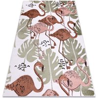 Teppich fun Flami für Kinder, Flamingos creme multicolour 160x220 cm Teppich fun Flami für Kinder, Flamingos creme multicolour 160x220 cm von RUGSX