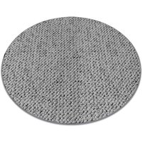 Rugsx - Teppich rund casablanca grau grey rund 100 cm von RUGSX