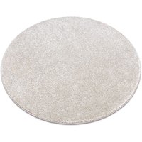 Teppich rund SAN MIGUEL creme 031 eben, glatt, einfarbig beige rund 100 cm Teppich rund SAN MIGUEL creme 031 eben, glatt, einfarbig beige rund 100 cm von RUGSX
