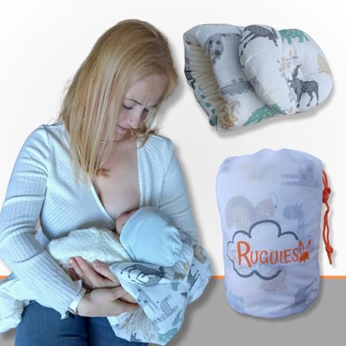 RUGUIES- Ergonomisches Stillkissen für Babys oder Neugeborene. Transportable Säuglingsmanschette. 2 Positionen je nach Alter. Stillen oder Flaschennahrung. Reisen, tragbar. Oeko-Tex. RUGUIES- Ergonomisches Stillkissen für Babys oder Neugeborene. Transportable Säuglingsmanschette. 2 Positionen je nach Alter. Stillen oder Flaschennahrung. Reisen, tragbar. Oeko-Tex. von RUGUIES
