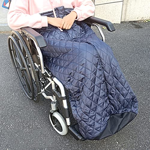 Rollstuhlwärmer-Abdeckdecke, Windschutzscheibe für manuelle und elektrische Rollstühle, kältebeständig, plus Leggings und Knieschützer aus Samt, winddichte Winter-Abdeckdecke, 103 x 63 cm, König Rollstuhlwärmer-Abdeckdecke, Windschutzscheibe für manuelle und elektrische Rollstühle, kältebeständig, plus Leggings und Knieschützer aus Samt, winddichte Winter-Abdeckdecke, 103 x 63 cm, König von RUHEN