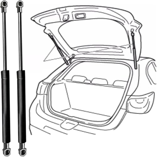 RUIDAM Automotive Kofferraum Stoßdämpfer Gasfeder für Renault Kangoo 1997-2000 2001 2002 2003 2004 2005 2006 2007, Gasdruck Dämpfer Kofferraumstreben Heckklappe Unterstützt Gasfedern Schock von RUIDAM