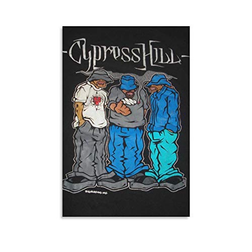 RUIFEN Cypress Hill Hip Hop Poster, Wandkunst, Leinwandbild, Kunstwerke, moderne Dekoration, Poster, gerahmt/ungerahmt 20 x 30 cm von RUIFEN