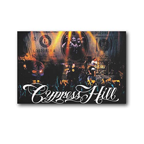 RUIFEN Cypress Hill Poster, amerikanisches Hip-Hop-Poster, Leinwand-Poster, Wandkunstdruck, Geschenk, Bild, Gemälde, Poster, Kunstwerk, Heimdekoration, gerahmt, ungerahmt, 20 x 30 cm von RUIFEN