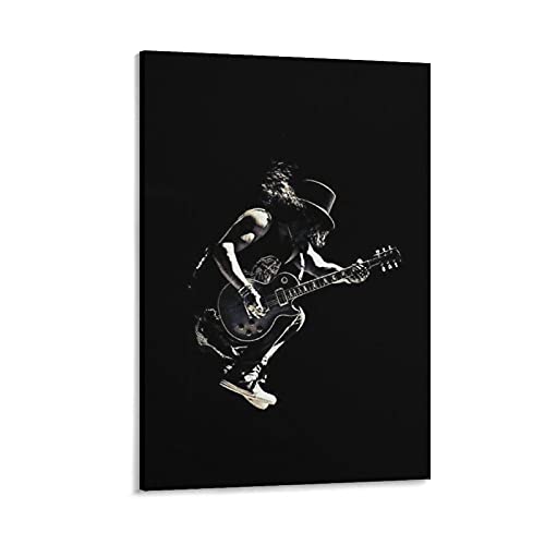 RUIFEN Slash American Rock Poster Poster Dekorative Malerei Leinwand Wandkunst Wohnzimmer Poster Schlafzimmer Malerei 30 × 45 cm von RUIFEN