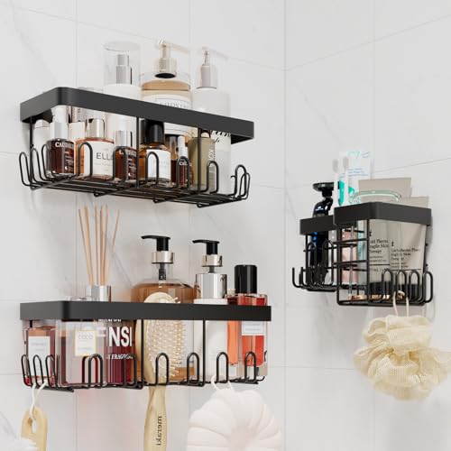 RUIHANDA Duschablage ohne Bohren Duschregal Rostfreie Badezimmer Organizer 086HZZ001 von RUIHANDA