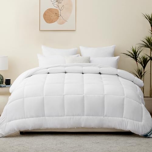 RUIKASI Bettdecke 220x240 Winter Warm - Decke 220 x 240cm Dicke Steppbettdecke, Winterbettdecke 240x220 cm 450GSM Füllung, Oberbett Bezug ohne Kissen von RUIKASI