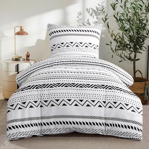 RUIKASI Bettwäsche 155x220 2 teilig Grau - Bettbezug 155 x 220 Set mit Boho Muster, Bettwäsche-Sets 155x220cm aus Mikrofaser mit Reißverschluss Weich und Bügelfrei RUIKASI Bettwäsche 155x220 2 teilig Grau - Bettbezug 155 x 220 Set mit Boho Muster, Bettwäsche-Sets 155x220cm aus Mikrofaser mit Reißverschluss Weich und Bügelfrei von RUIKASI