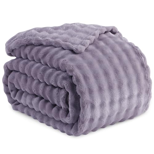 RUIKASI Bubble Decke Kuscheldecke Flauschig Violett - Weiche Sofadecke & Couchdecke 130x150 cm aus Plüsch, Warme Fleece für Wohnzimmer Deko Blanket, Dicke Wohndecke RUIKASI Bubble Decke Kuscheldecke Flauschig Violett - Weiche Sofadecke & Couchdecke 130x150 cm aus Plüsch, Warme Fleece für Wohnzimmer Deko Blanket, Dicke Wohndecke von RUIKASI