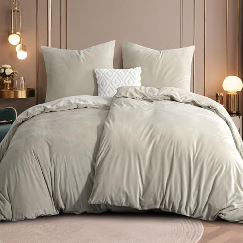 RUIKASI Flanell Bettwäsche 135 x 200 4teilig Beige - Warm Winter Bettwäsche Kuschel Plüsch Fleece Bettbezug Sets mit 2 Kissenbezüge 80x80cm RUIKASI Flanell Bettwäsche 135 x 200 4teilig Beige - Warm Winter Bettwäsche Kuschel Plüsch Fleece Bettbezug Sets mit 2 Kissenbezüge 80x80cm von RUIKASI