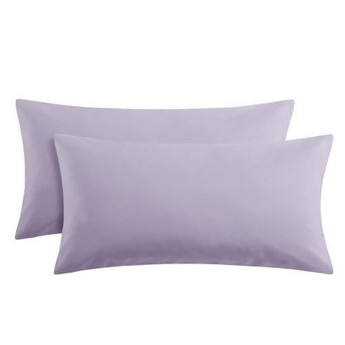 RUIKASI Kissenbezug 40 x 80 Lavendel 2er Set - Oeko Tex Kopfkissenbezug 40x80 Kissen Bezug 40x80cm mit Reißverschluss aus Mikrofaser, Polsterbezug Doppelpack Set Pillow Case Pillow Cover RUIKASI Kissenbezug 40 x 80 Lavendel 2er Set - Oeko Tex Kopfkissenbezug 40x80 Kissen Bezug 40x80cm mit Reißverschluss aus Mikrofaser, Polsterbezug Doppelpack Set Pillow Case Pillow Cover von RUIKASI