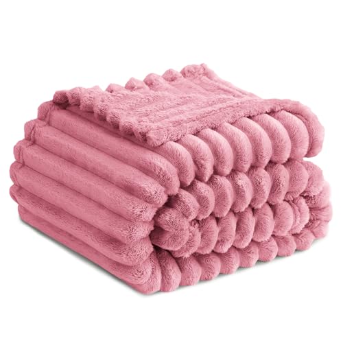 RUIKASI Kuscheldecke Flauschig Decke Rosa - 130x150cm Fleecedecke Sofadecke Couchdecke für Wohnzimmer Deko Tagesdecke Blanket, Weiche Wolldecke Warme Korddecke als Wohn- & Kuscheldecken RUIKASI Kuscheldecke Flauschig Decke Rosa - 130x150cm Fleecedecke Sofadecke Couchdecke für Wohnzimmer Deko Tagesdecke Blanket, Weiche Wolldecke Warme Korddecke als Wohn- & Kuscheldecken von RUIKASI