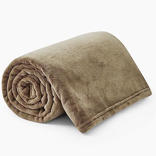 RUIKASI Kuscheldecke Flauschig XL Camel - 150x200 cm Decke Sofa Warm, Fleecedecke Kamel Couchdecke, Überwurf als Wohnzimmer Weich für Winter von RUIKASI