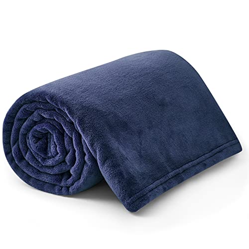 RUIKASI Kuscheldecke Flauschig XL Blau - 150x200 cm Decke Sofa Warm, Fleecedecke Marineblau Couchdecke, Überwurf als Wohnzimmer Weich für Winter von RUIKASI