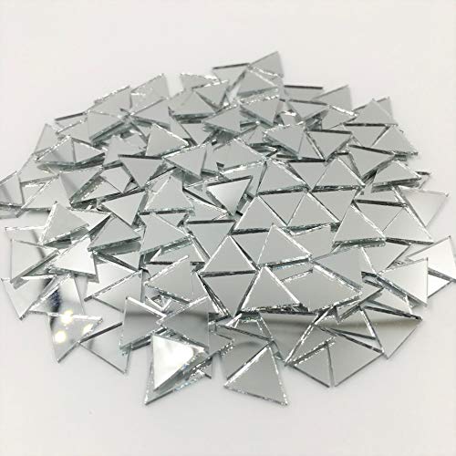 RUINUO Spiegelmosaikfliesen, dreieckig, 12 mm, Silber, 120 Stück RUINUO Spiegelmosaikfliesen, dreieckig, 12 mm, Silber, 120 Stück von RUINUO