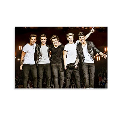 RUIQIU 1D Poster One Direction Cool Boys Leinwand Prints for Room Aesthetic Wall Art Schlafzimmer Poster Paint Walls Dining Room Decor 50 x 75 cm von RUIQIU