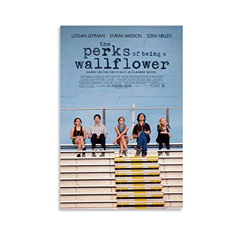 RUIQIU Perks of Being A Wallflower Poster, Leinwand-Kunst, Poster, Wandkunstdruck, modernes Familienschlafzimmerdekor, 30 x 45 cm von RUIQIU