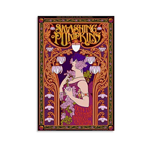 RUIQIU Poster, Motiv: The Smashing Pumpkins, Calgary Saddledome, schöne Art Nouveau von RUIQIU