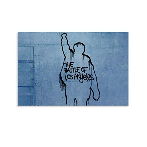 RUIQIU Rage Against The Machine Poster The Battle of Los Angeles Druck auf Leinwand Poster Scroll Wall Art Bild Familie Home Decor Schlafzimmer Dekorative Poster 20 x 30 cm von RUIQIU