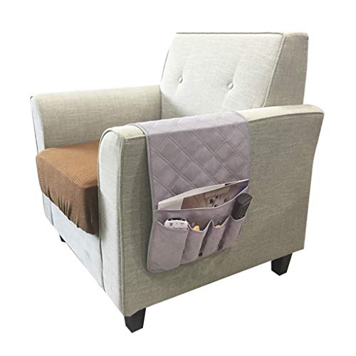 RUIXIA Sofa Armlehne Organizer Sofatasche Aufbewahrung Hängetasche Wasserdicht rutschfest Aufbewahrungstasche Sessel Bett Storage Tasche für Brille, Bücher, Zeitschriften, Handy, TV-Fernbedienung von RUIXIA