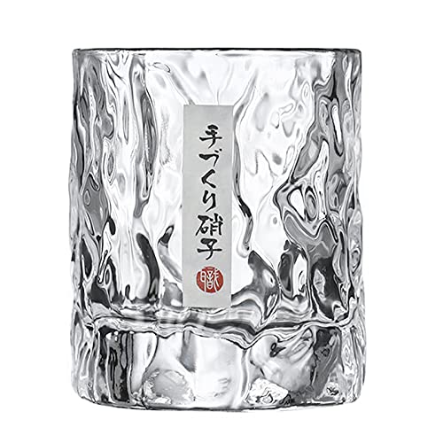 Whiskeygläser Japanisch Glastassen Kristallglas Tasse Home Kreativer Bierbecher Old Fashioned Whiskey Gläser für Männer Whiskey, Cocktail Gläser & Gin Gläser für Sammelt und Geschenke von RUIXIA