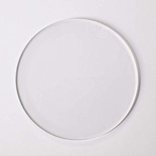 20 Stück Acryl-Lucite-Kreise, Acryl, runder Kreis, transparenter Acryl-Cisc für DIY-Projekte und Handwerk, 3 mm Dicke (transparent, 7 cm) von RUIXUAN