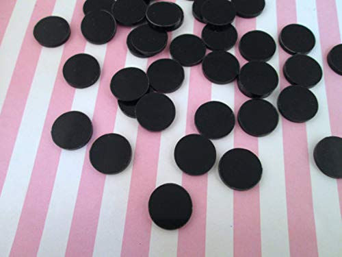 Runde Acryl-Scheiben, Acryl-Display-Basis, Acryl-Untersetzer-Scheiben, Plexiglas-Kreise, 3 mm dick, 20 Stück 2cm Schwarz von RUIXUAN