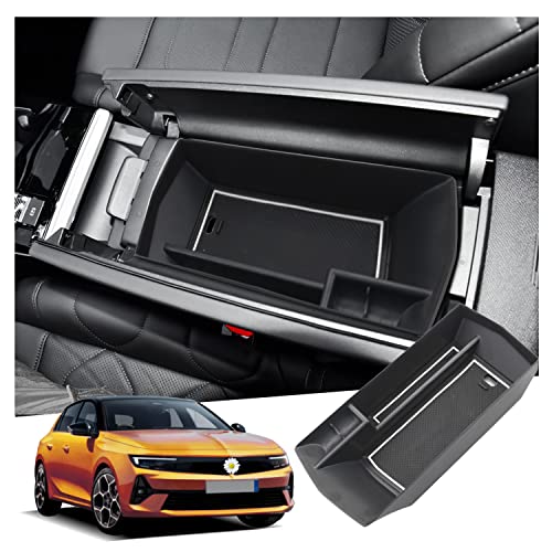 RUIYA für Peugeot 308 Citroen C5 X Opel Astra L 2022 2023 2024 Mittelkonsole Aufbewahrungsbox, Armlehne Organizer Tray Mittelarmlehne Handschuhfach Mittelkonsole Organizer Peugeot 308 Zubehör von RUIYA