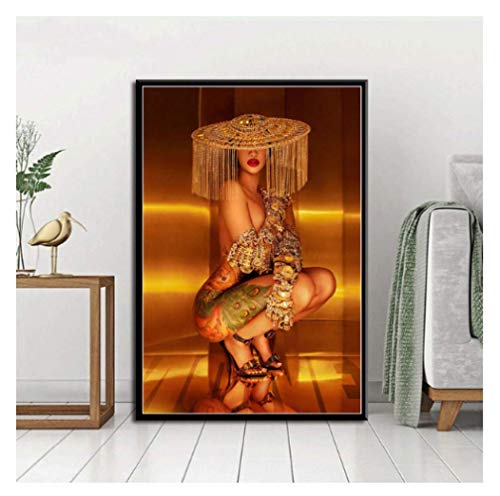 RUIYANMQ Leinwand Bild Cardi B Sänger Hip Hop Musik Star Rapper Druckt Wandkunst Poster Für Wohnzimmer Home Decor Yk41Tc 40X60Cm Rahmenlos RUIYANMQ Leinwand Bild Cardi B Sänger Hip Hop Musik Star Rapper Druckt Wandkunst Poster Für Wohnzimmer Home Decor Yk41Tc 40X60Cm Rahmenlos von RUIYANMQ