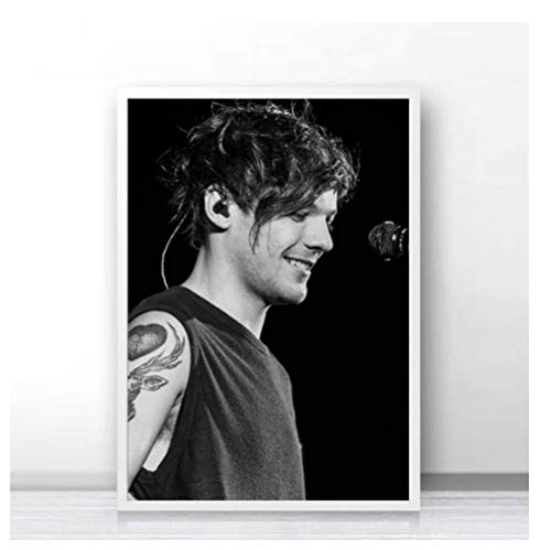 RUIYANMQ Leinwand Bild Louis Tomlinson Poster Sänger Wandkunst Drucke Modern Home Room Bar Dekor Hv137Dt 40X60Cm Rahmenlos von RUIYANMQ