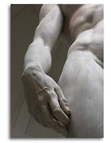 RUIYANMQ Michelangelo Skulptur Kunst Poster Und Drucke Schwarz Weiß David Hand Wandkunst Leinwand Bilder Wohnzimmer Wohnkultur Vx673Zt 40X60Cm Rahmenlos RUIYANMQ Michelangelo Skulptur Kunst Poster Und Drucke Schwarz Weiß David Hand Wandkunst Leinwand Bilder Wohnzimmer Wohnkultur Vx673Zt 40X60Cm Rahmenlos von RUIYANMQ