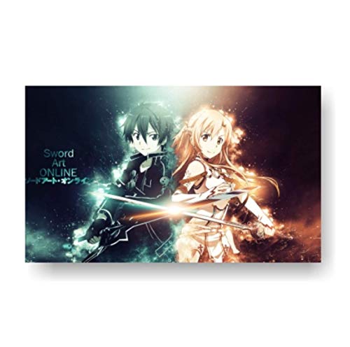 RUIYANMQ Schwertkunst Online Sao Alo Japan Anime Poster Wandkunst Leinwanddruck Bilddruck Tr116Wz 40X60Cm Rahmenlos von RUIYANMQ