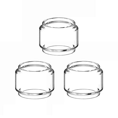 RUIYITECH 3PCS Glass Tubes for Smok TFV9 Mini Tank Rainbow Fat Glass Tubes (Clear) von RUIYITECH