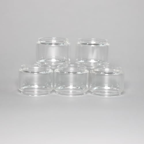RUIYITECH 5 x Blasenglasröhren für Augvape Intake Single RTA/Intake Dual RTA Ersatz-Glasbecher (für Intake Dual RTA) von RUIYITECH