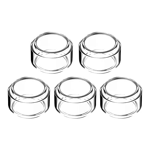 RUIYITECH Glasröhren für SWAG II 2 Set mit NRG PE RTA Tank Ersatz-Glasbechern, 5 Stück von RUIYITECH