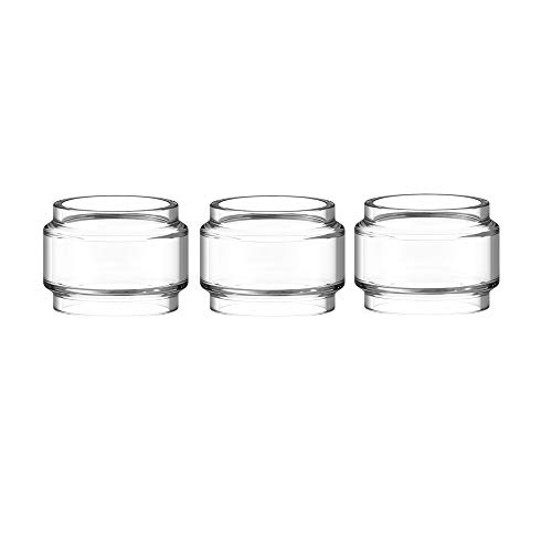 RUIYITECH 3 x transparente Glasröhre für Smok Morph 219 Kit für Smok TF Tank Ersatzglas (Clear-Fat) von RUIYITECH