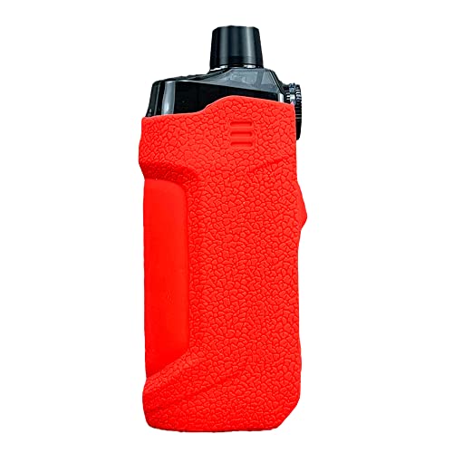 RUIYITECH Texture Case für Geekvape Aegis B100 21700 Boost Pro Max Hülle Silikon Cover Sleeve Rubber Skin (Rot) von RUIYITECH